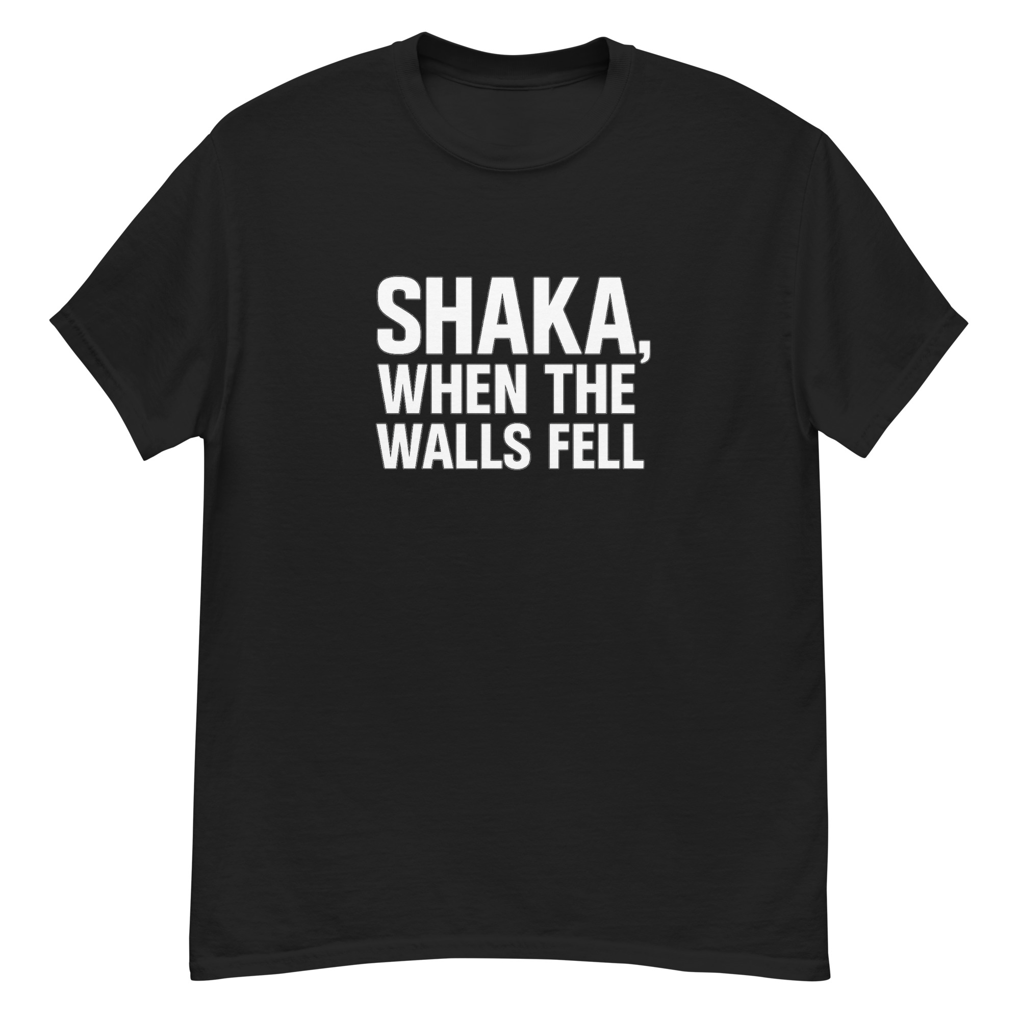 “Shaka, When the Walls Fell” – Sci-Fi Parody Tee | Unisex Cotton Shirt Inspired by Classic Episode - Image 3