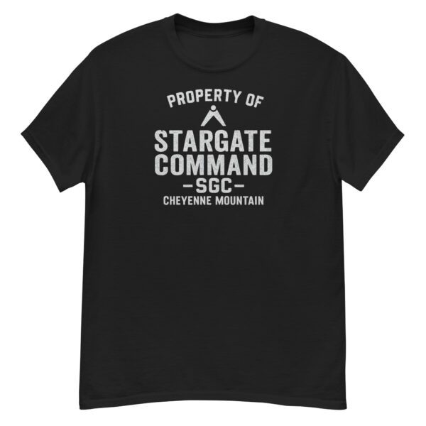 Property of Stargate Command SGC – Distressed Military Tee - Image 4