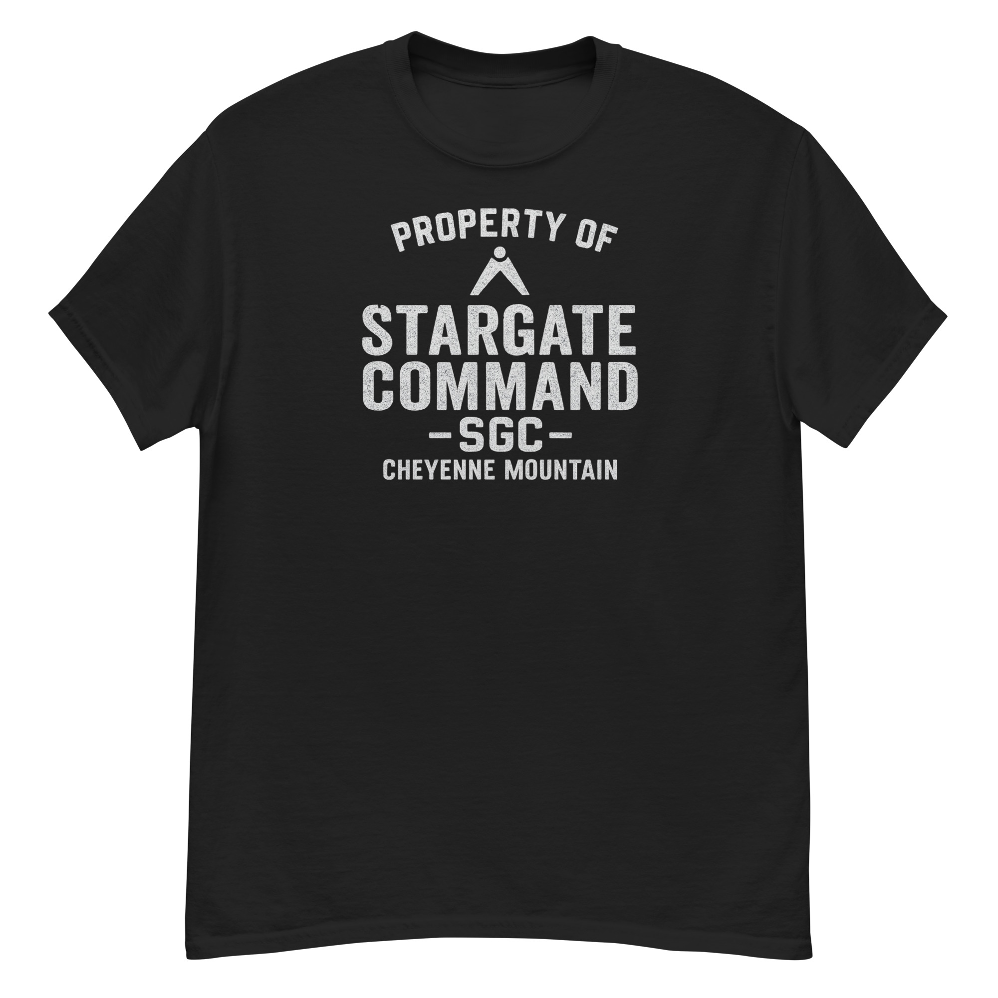 Property of Stargate Command SGC – Distressed Military Tee - Image 4