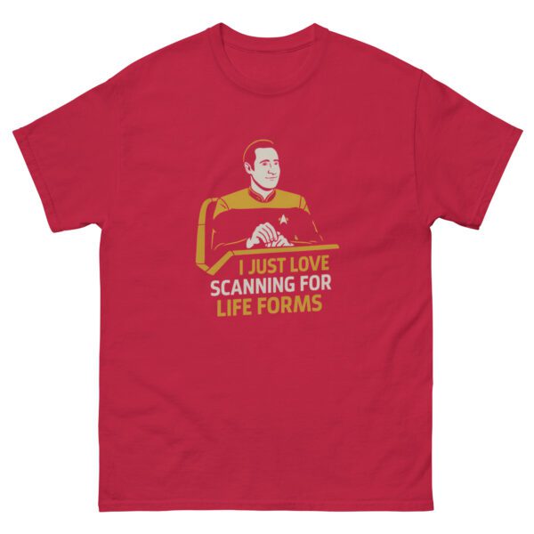 I Just Love Scanning for Life Forms Shirt – Minimalist Sci-Fi Tee - Image 15