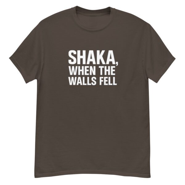 “Shaka, When the Walls Fell” – Sci-Fi Parody Tee | Unisex Cotton Shirt Inspired by Classic Episode - Image 13
