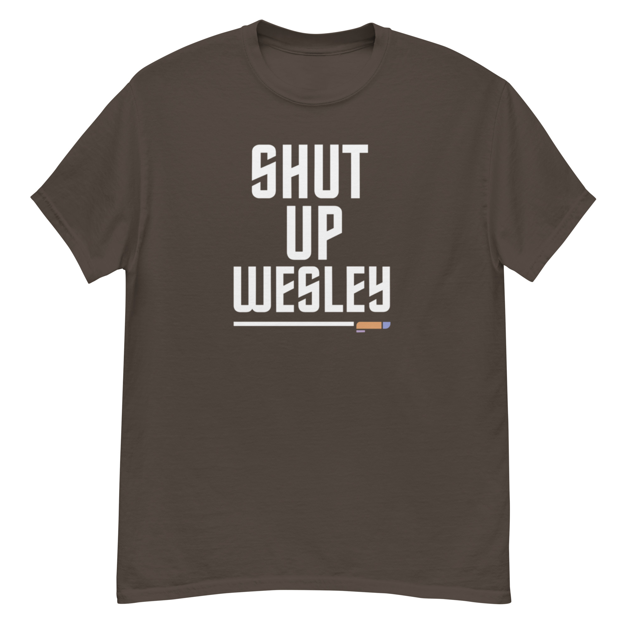 Shut Up Wesley Shirt – Star Trek TNG Funny Fan Tee - Image 14