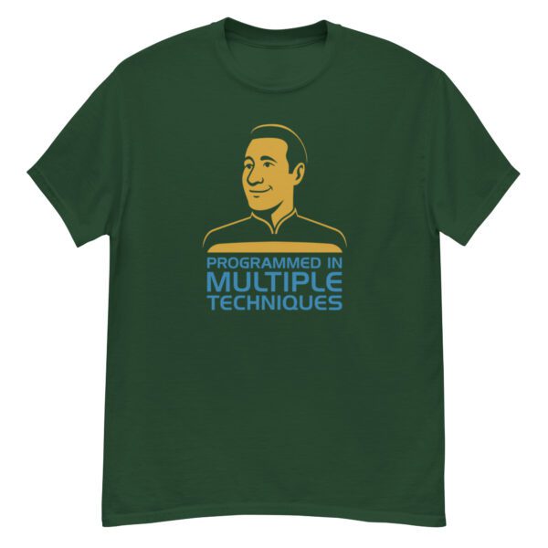 Programmed in Multiple Techniques Shirt – Minimalist Sci-Fi Tee - Image 11