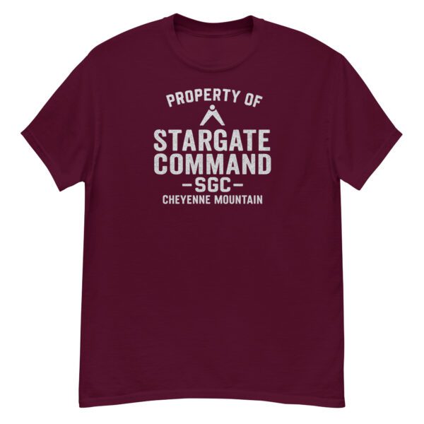 Property of Stargate Command SGC – Distressed Military Tee - Image 2