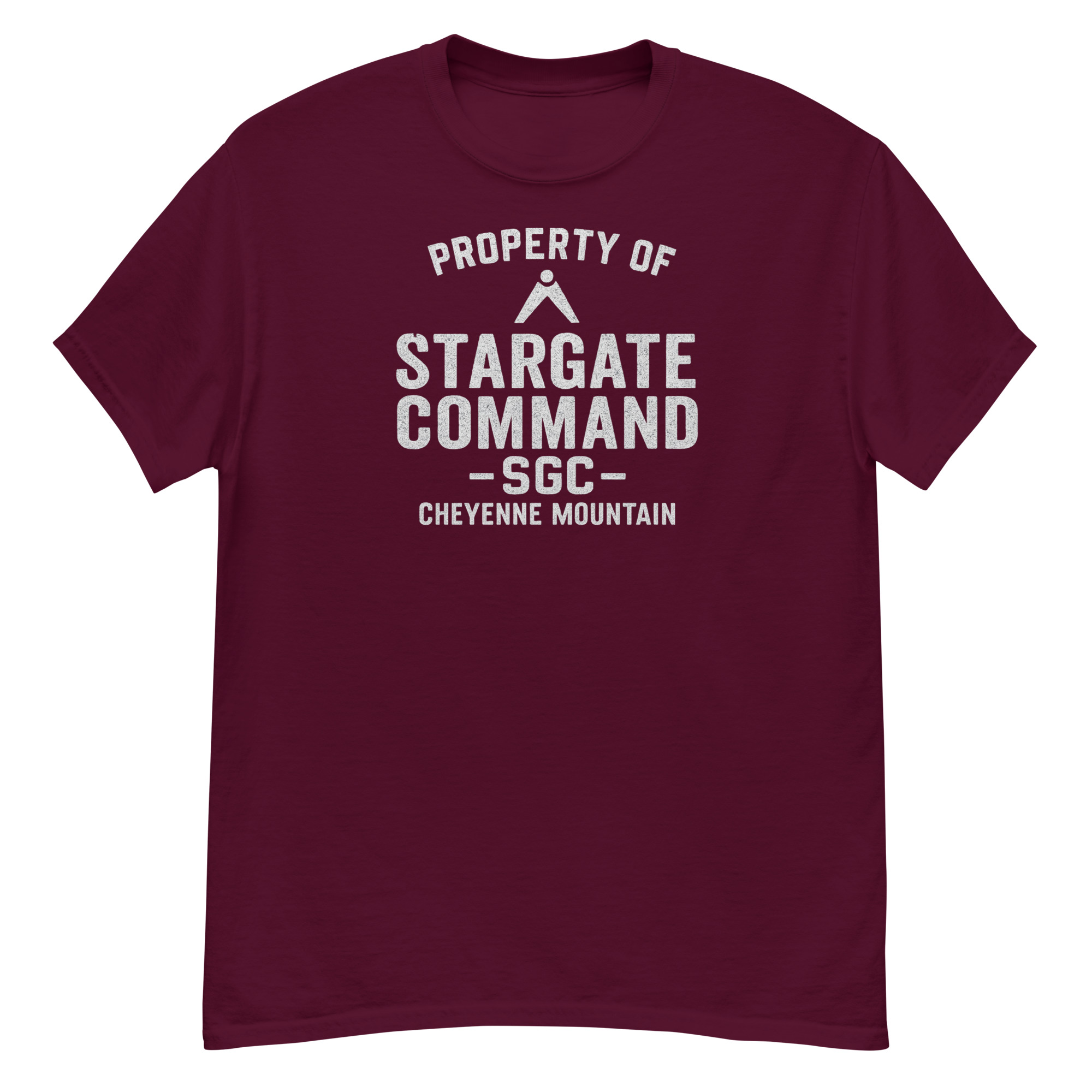 Property of Stargate Command SGC – Distressed Military Tee - Image 2