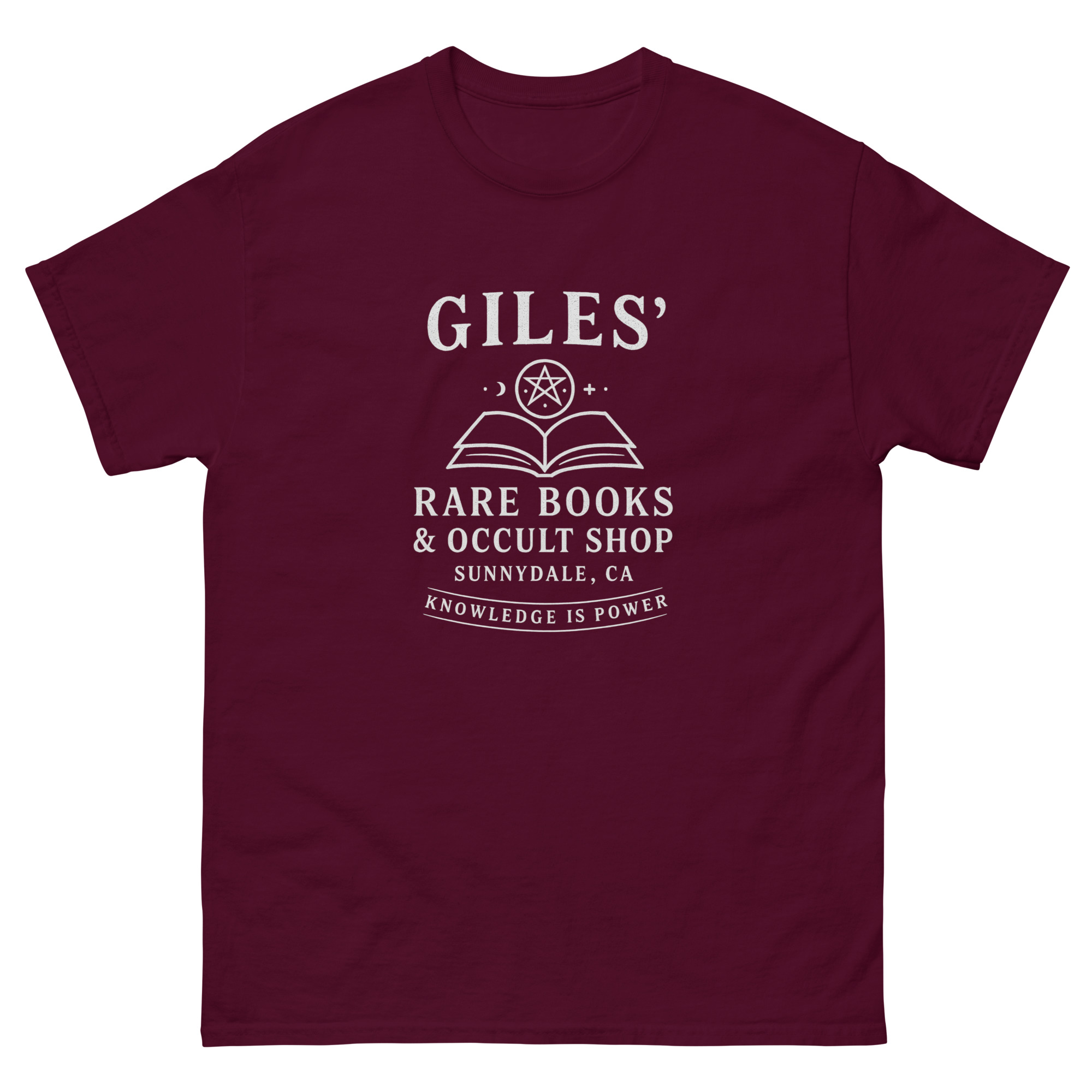Giles’ Rare Books & Occult Shop – Sunnydale Tee | Buffy-Inspired Shirt - Image 2