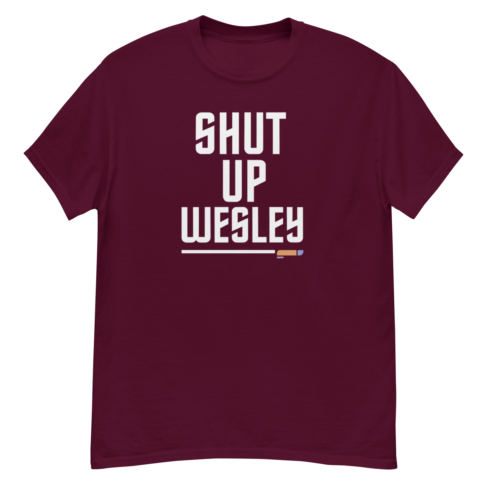 Shut Up Wesley Shirt – Star Trek TNG Funny Fan Tee - Image 2