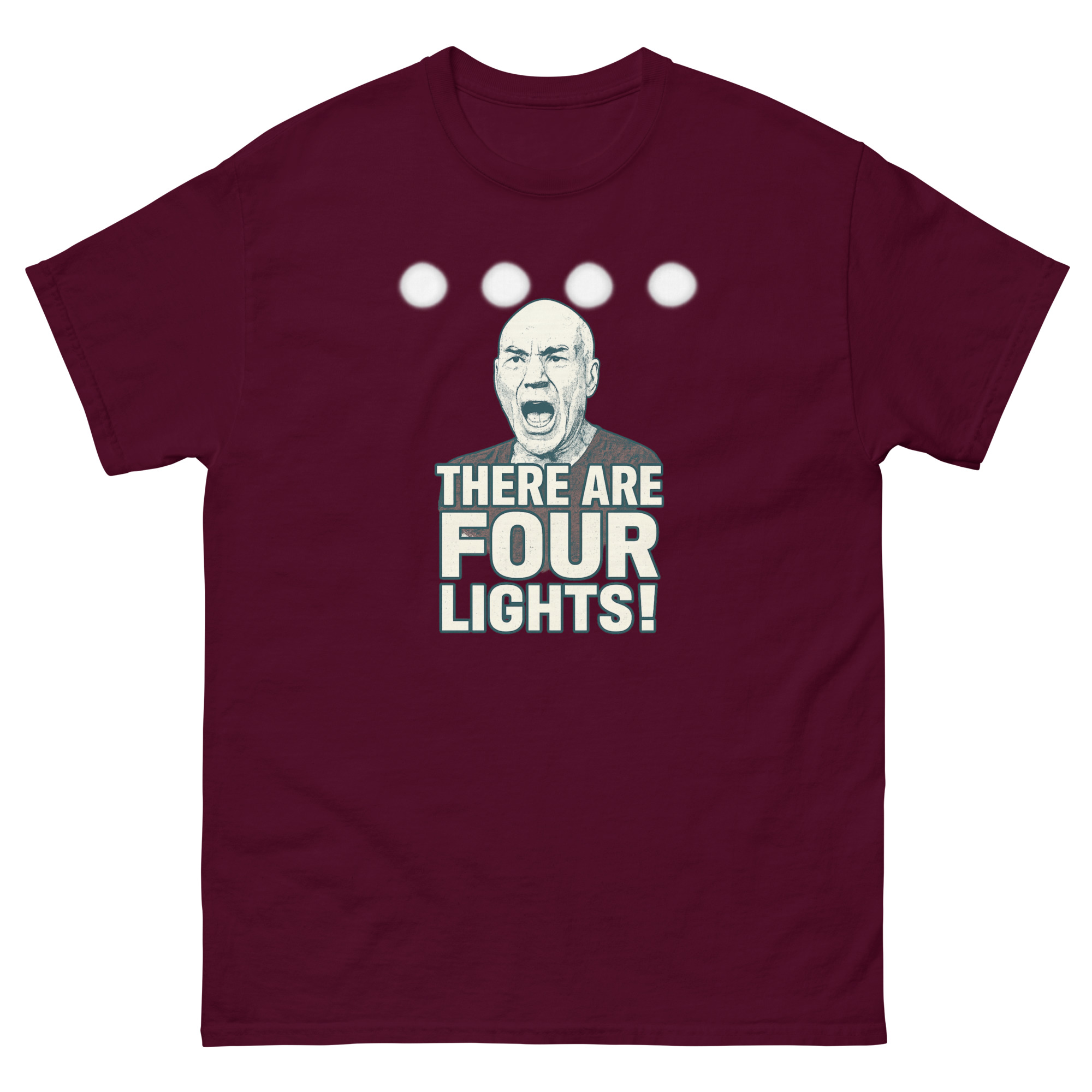 There Are Four Lights T-Shirt – Star Trek TNG Inspired Tee for Sci-Fi Fans - Image 2