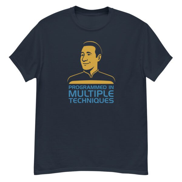 Programmed in Multiple Techniques Shirt – Minimalist Sci-Fi Tee - Image 5