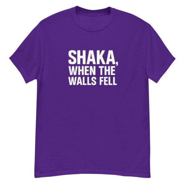“Shaka, When the Walls Fell” – Sci-Fi Parody Tee | Unisex Cotton Shirt Inspired by Classic Episode - Image 7