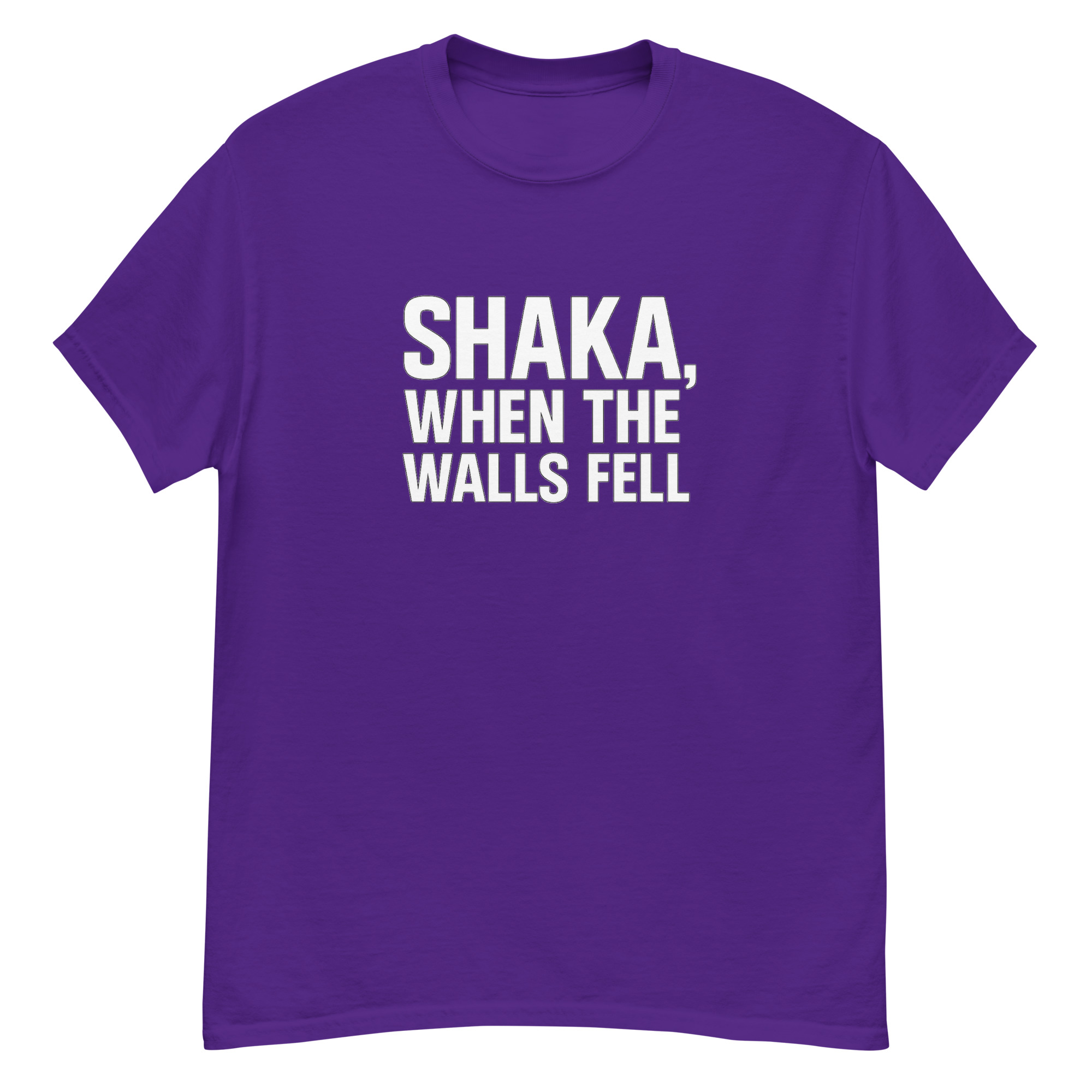 “Shaka, When the Walls Fell” – Sci-Fi Parody Tee | Unisex Cotton Shirt Inspired by Classic Episode - Image 7
