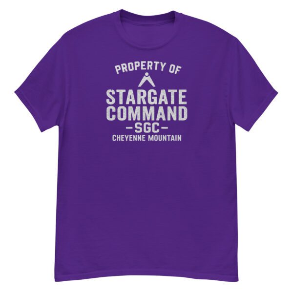 Property of Stargate Command SGC – Distressed Military Tee - Image 7