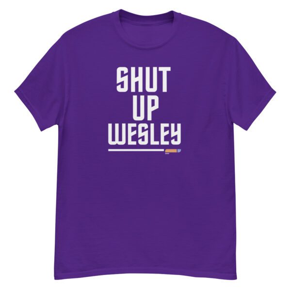 Shut Up Wesley Shirt – Star Trek TNG Funny Fan Tee - Image 8