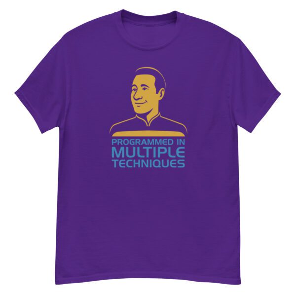 Programmed in Multiple Techniques Shirt – Minimalist Sci-Fi Tee - Image 7
