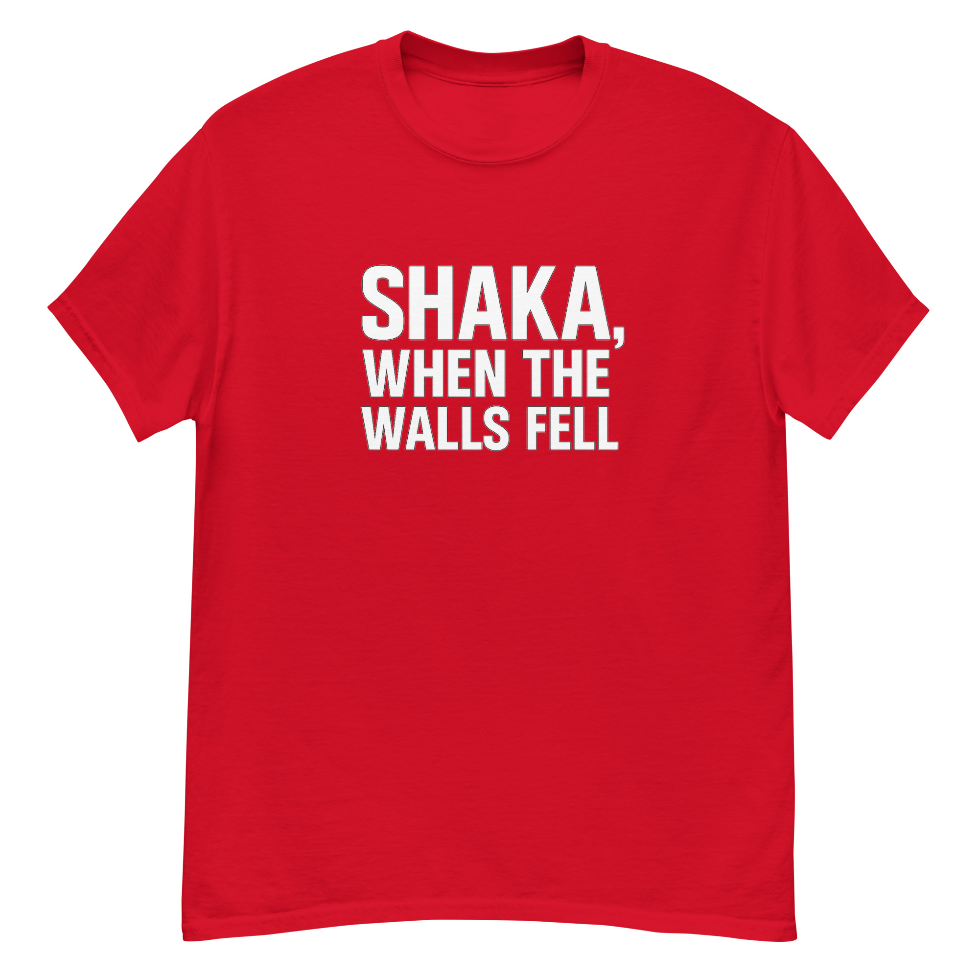 “Shaka, When the Walls Fell” – Sci-Fi Parody Tee | Unisex Cotton Shirt Inspired by Classic Episode - Image 9