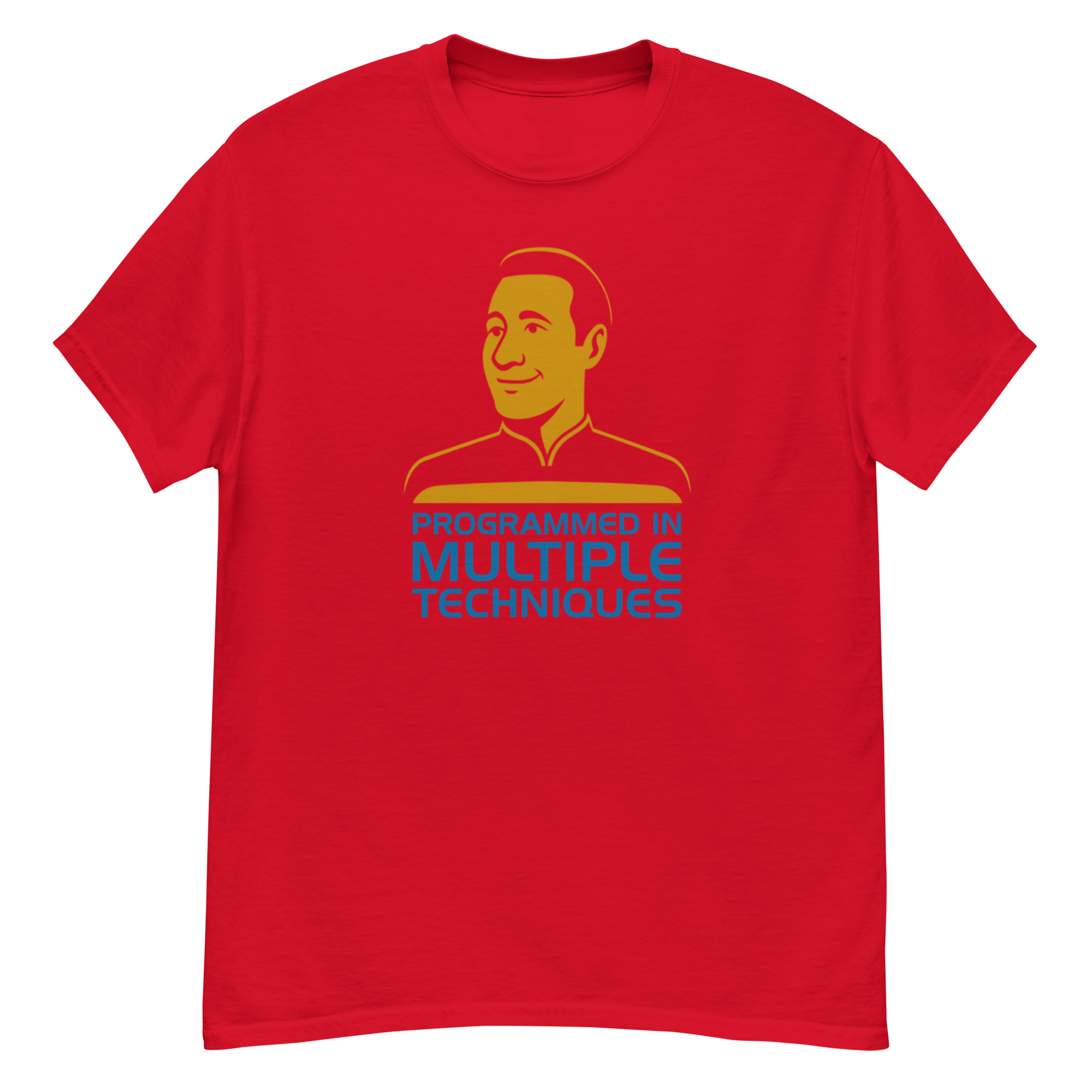 Programmed in Multiple Techniques Shirt – Minimalist Sci-Fi Tee - Image 9