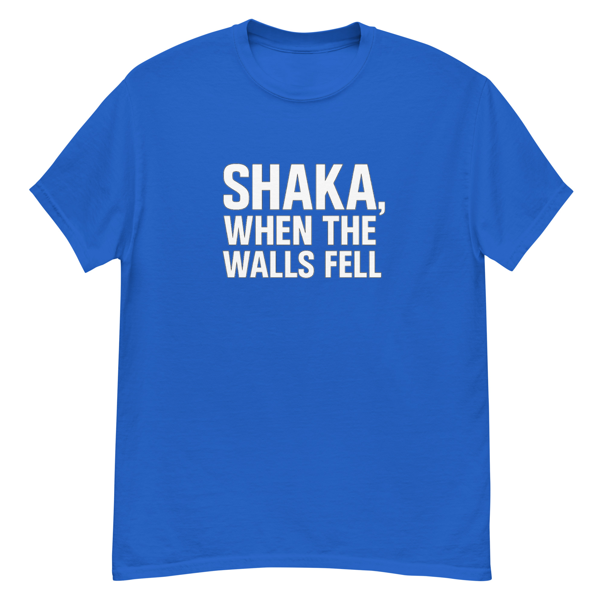 “Shaka, When the Walls Fell” – Sci-Fi Parody Tee | Unisex Cotton Shirt Inspired by Classic Episode - Image 17