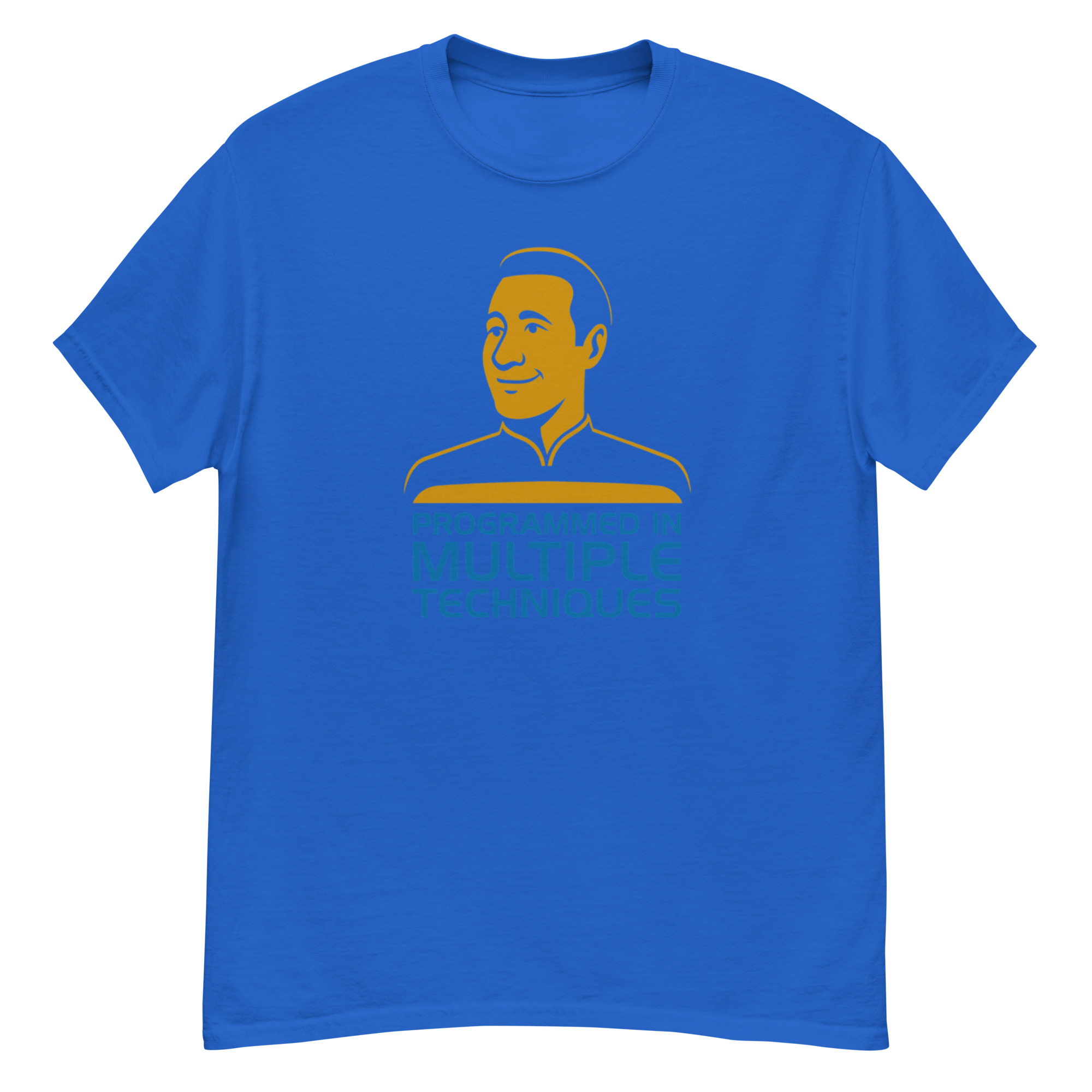 Programmed in Multiple Techniques Shirt – Minimalist Sci-Fi Tee - Image 17