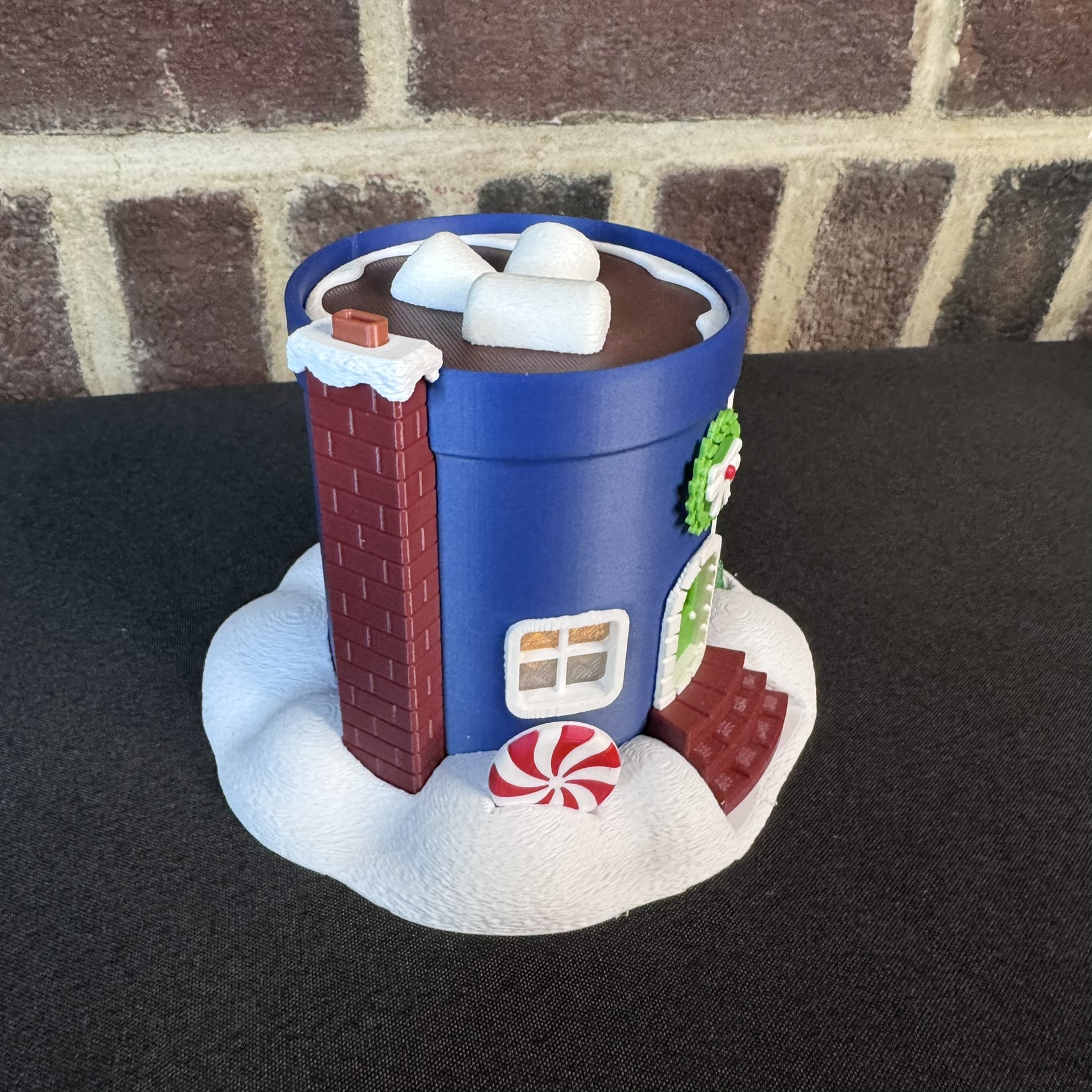 Christmas Fairy House Mug – Light-Up Holiday Cottage (LED Tea Light Included) - Image 3