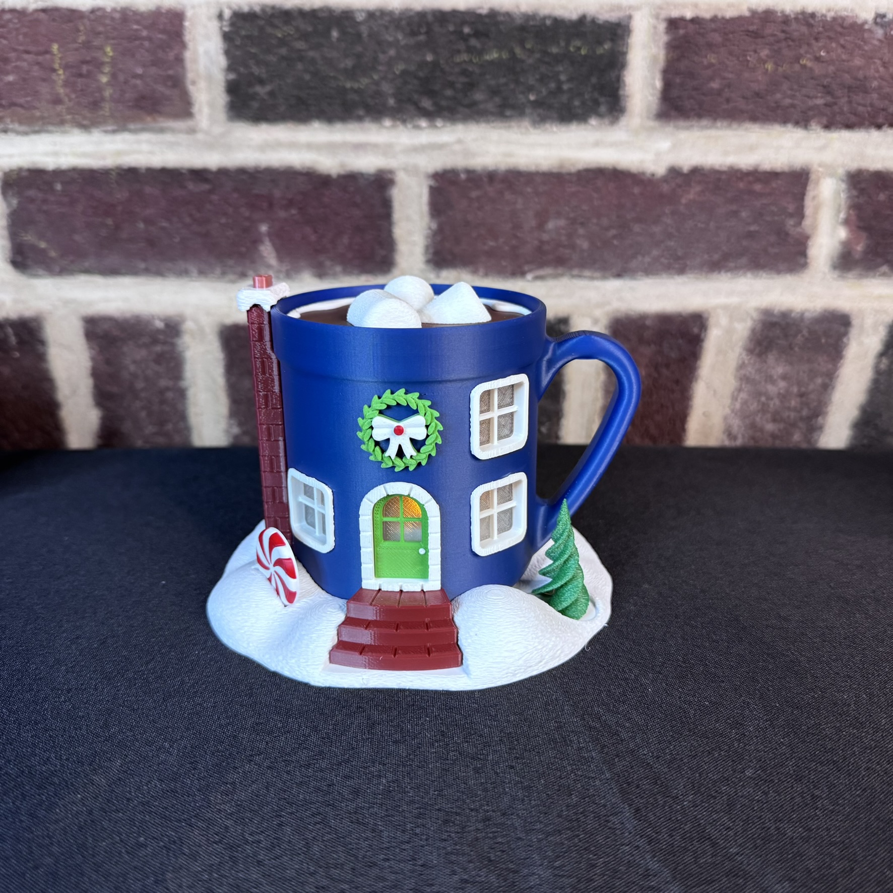 Christmas Fairy House Mug – Light-Up Holiday Cottage (LED Tea Light Included) - Image 7