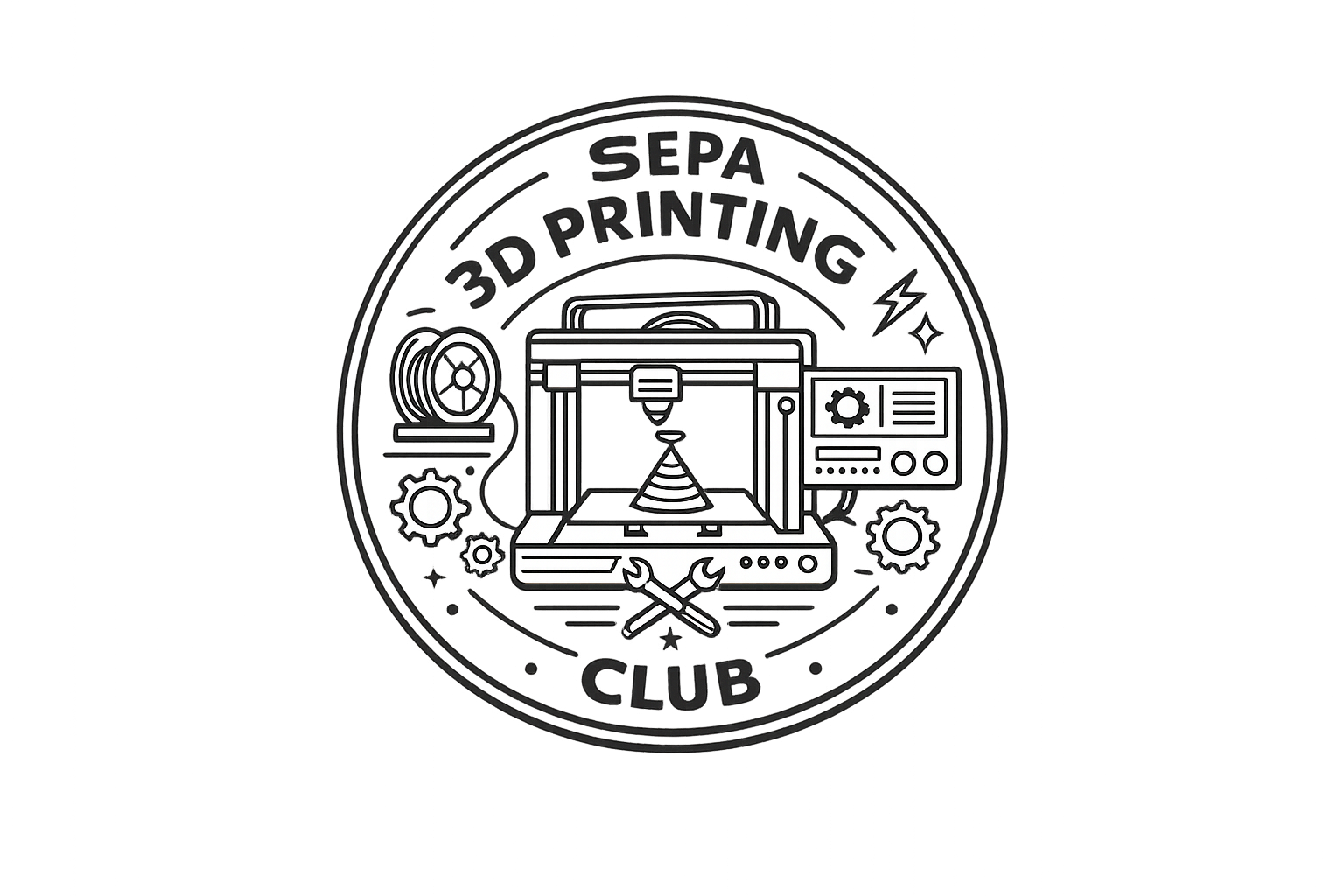 SEPA 3D printing club logo