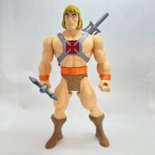 He-Man Action Figure with Sword, Axe & Holster | Standard & 200% Scale