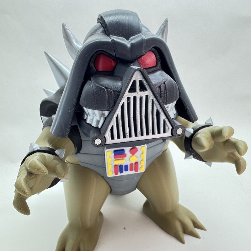 bowser vader mashup figure front angle