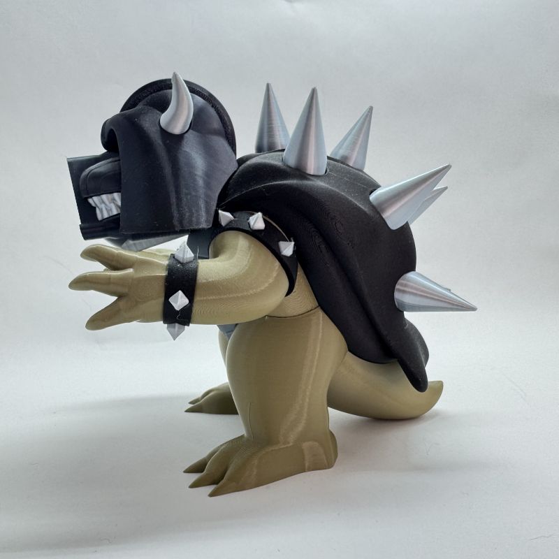 bowser vader mashup figure side profile