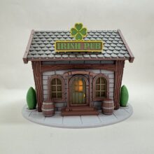 Light Up Irish Pub Decor – LED Mini Pub House for St. Patrick’s Day