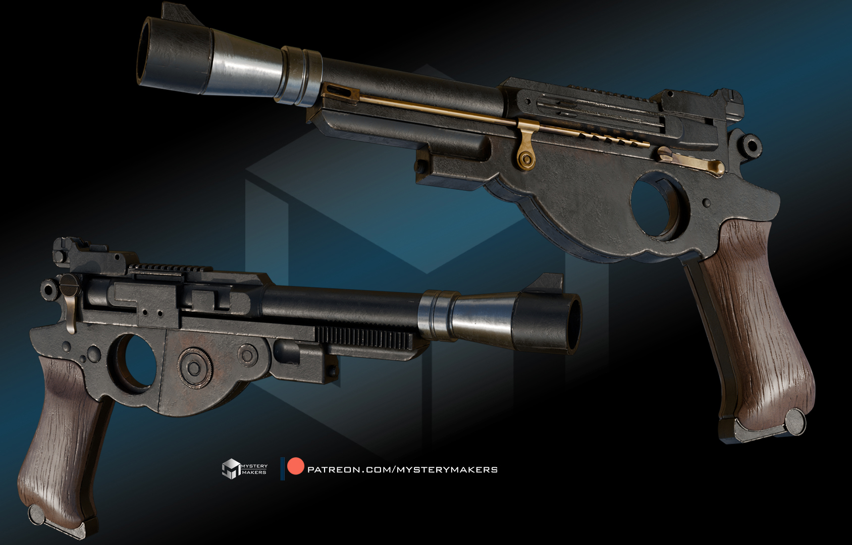 IB-94 Blaster Pistol Replica (1:1 Scale) | DIY Kit & Finished Prop - Image 9