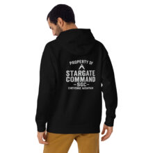 Property of Stargate Command Hoodie | SGC Military Sci-Fi Pullover Hoodie