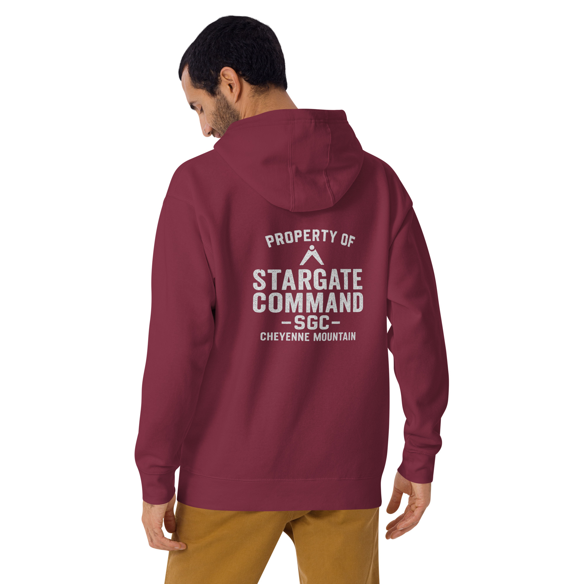 Property of Stargate Command Hoodie | SGC Military Sci-Fi Pullover Hoodie - Image 9