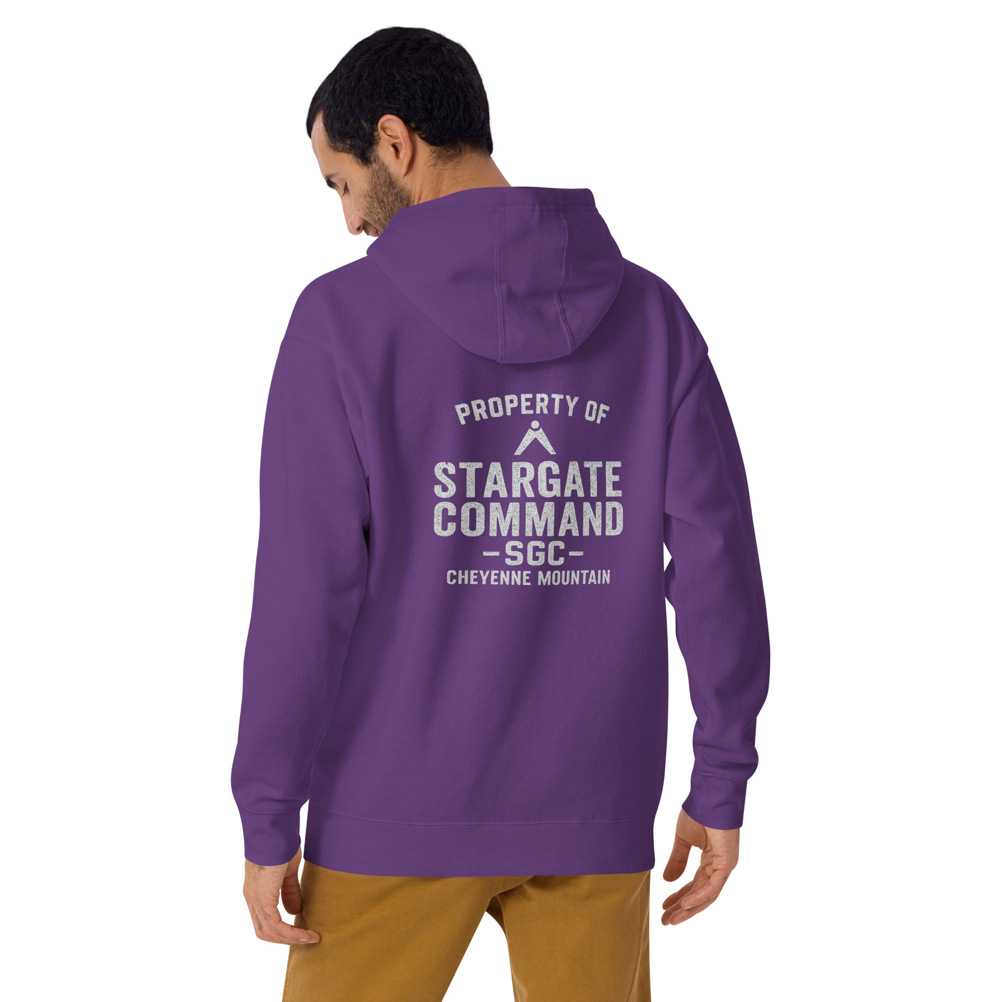 Property of Stargate Command Hoodie | SGC Military Sci-Fi Pullover Hoodie - Image 25